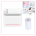 thumbnail image 2 of Pink Blue Portable Thermal Printer MINI Photo Pocket Thermal 58mm Printing Wireless Bluetooth Android IOS Label Notes Printer, 2 of 7