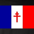 thumbnail image 3 of CafePress - Free French Forces Flag Long Sleeve Dark T Shirt - Long Sleeve Dark T-Shirt, 3 of 4