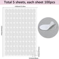 thumbnail image 2 of 5 Sheets Nail Adhesive Strip Clear 150x118x0.8mm 100pcs/sheet diy, 2 of 5