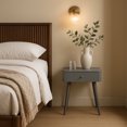 thumbnail image 2 of Meridian Furniture Rylan Table de Nuit Gris, 2 of 6