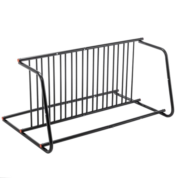 Heavy-Duty 10-Bike Floor Rack, 60” Dual-Sided Freestanding Steel Stand for Garage, Schools & Events, Powder-Coated Storage Organizer, Easy Assembly