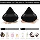 thumbnail image 2 of 12 Pieces Powder Puff Face Triangle Makeup Puff for Loose Powder Soft Body Cosmetic Foundation Sponge Mineral Powder Wet Dry Makeup Tool (Black), 2 of 4