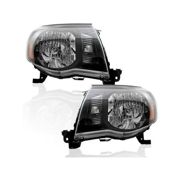 Headlight Assembly Set - Compatible with 2005 - 2011 Toyota Tacoma 2006 2007 2008 2009 2010