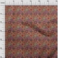 thumbnail image 2 of oneOone Polyester Lycra Fabric Floral & Geometric Ethnic Printed Craft Fabric BTY 56 Inch Wide, 2 of 4