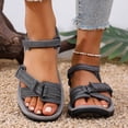 thumbnail image 3 of Dakaela Womens Hiking Sport Sandals Beach Vacation Camping Orthopedic Casual Walking Shoes with Adjustable Straps and Arch Support Size 7.5, 3 of 8
