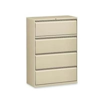 Lorell Lateral File 4-Drawer 42"x18-5/8"x52-1/2" Putty 60435