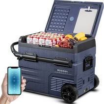 BODEGA 48 Quart (45L) 12 Volt Car Refrigerator - Portable Freezer - for RV Camper - APP Control