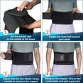 thumbnail image 6 of Back Brace for Lower Back Pain, Back Support Belt for Women & Men, Breathable Lower Back Brace with Lumbar Pad, Lower Back Pain Relief for Herniated Disc, Sciatica, Scoliosis plus size (Waist, 6 of 9