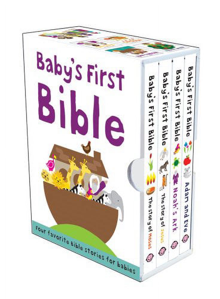 Bible Stories: Baby's First Bible Boxed Set : The Story of Moses, The Story of Jesus, Noah's Ark, and Adam and Eve (Multiple copy pack) - image 2 of 2