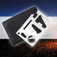 thumbnail image 1 of POINTERTECK - Carte Multi-Outils en Acier Inoxydable Ouvre-Bouteille Tournevis Clé de Survie Outil de Poche Règle Carte de Crédit Portefeuille Taille Ninja Multitool, 1 of 6
