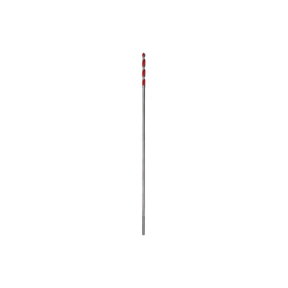 Milwaukee 48-13-7225 Auger Bit 1/4" D X 18" L Bellhanger High Speed Steel Stainless and Red