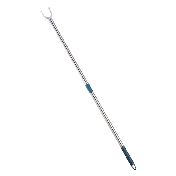 Metal Clothes Drying Pole with Reach for Balcony and Closet - Clothesline Drying Rod for Laundry