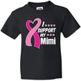 thumbnail image 3 of Inktastic Breast Cancer Awareness I Support My Mimi with Pink Ribbon Youth T-Shirt, 3 of 5