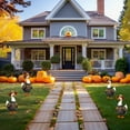 thumbnail image 7 of Wzzjkit Halloween Thanksgiving Holiday Gooses Decor with Pumpkin Yard Stake for Garden Party Christmas Tree Topper Outdoor Decorations Plug-in Display, 7 of 7