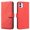 Red, variant on Allytechgroup Case for iPhone 11 with Credit Card Slot, RFID Blocking PU Leather Slim Stand Wallet Flip Case Shockproof Full Body Cover Bumper for iPhone 11, Black
