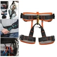 thumbnail image 3 of Arnés de escalada Cinturones de seguridad Seguridad Escalada en roca Equipo de Naranja L Sunnimix arnés de escalada en roca, 3 of 8