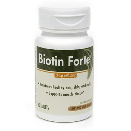PhytoPharmica Forte Biotine, 3mg avec zinc, comprimés, 60 ch