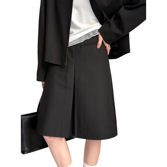 Women'S High Waist A-Line Skirt Casual Skirt