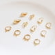 thumbnail image 4 of Guardurnaity 1 par de aretes para niña, para encontrar pendientes, joyería artesanal DIY, accesorio artesanal para artesano profesional casero Ropa, zapatos y accesorios Miscelánea Tipo 14, 4 of 6