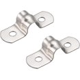 thumbnail image 1 of 50 Pcs 8mm U Tube 304 Stainless Steel Clamp Rigid Pipe Clamp U-shape Clamp Pipe Clamp, 1 of 5