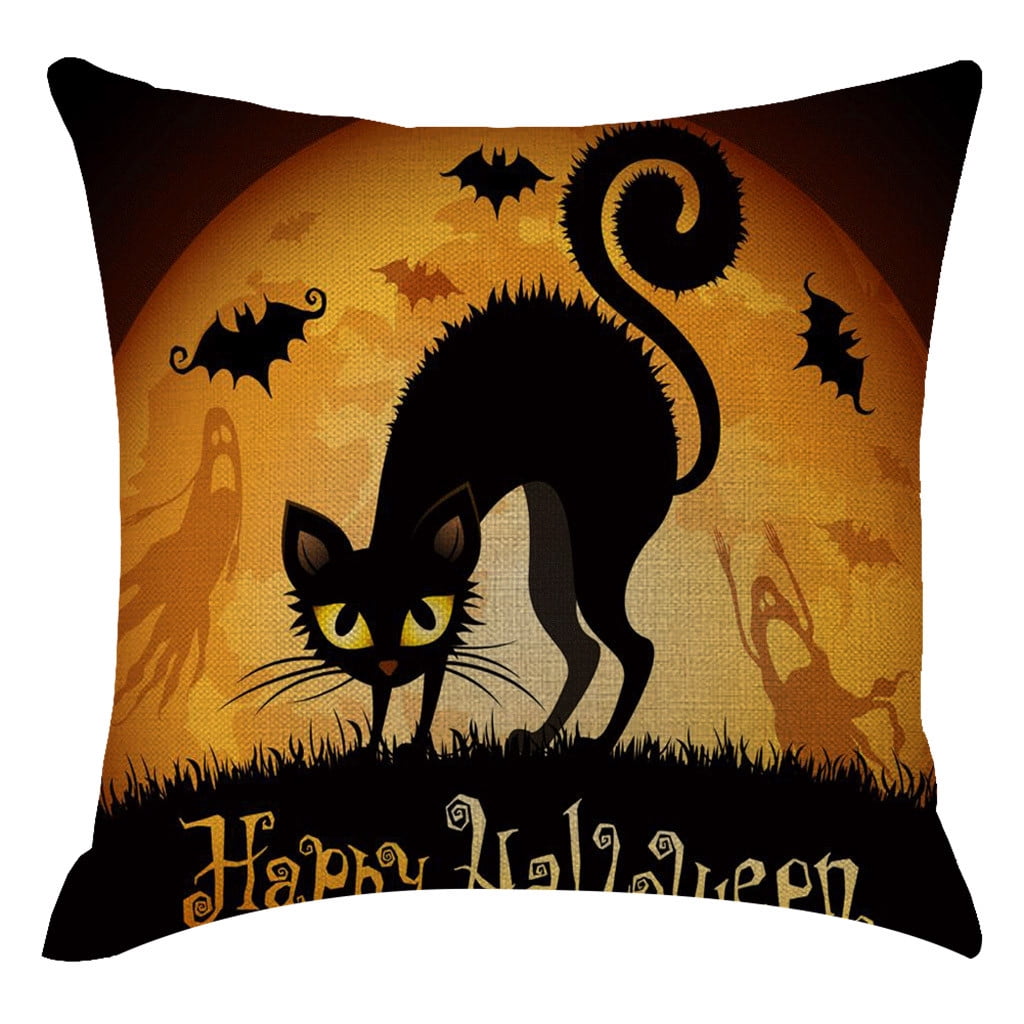 Halloween Pumpkin Pillow Cover Pillowcases Decorative Sofa Cushion Cover