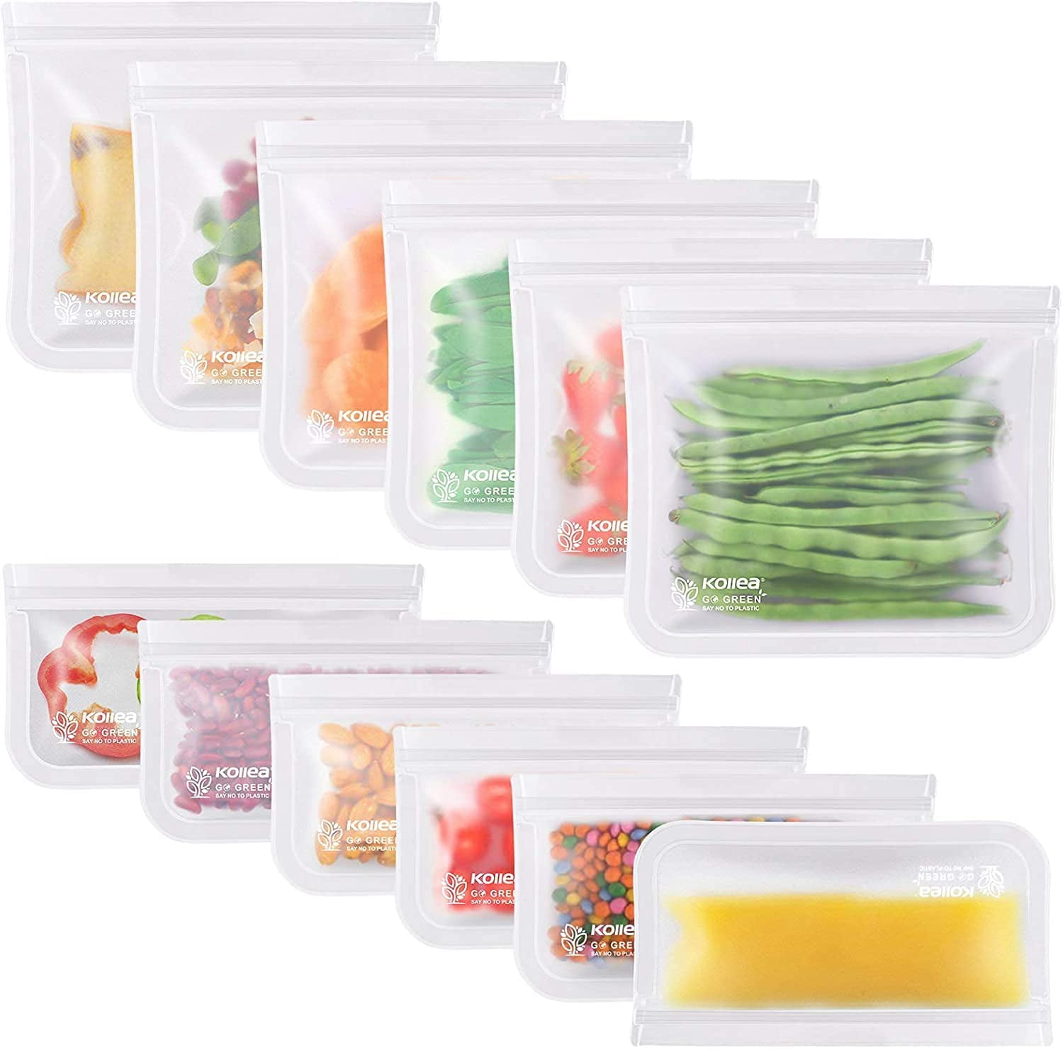 Reusable Snack Bags Kids Adult Airtight Ziplock Lunch Fresh Food Travel  Makeup