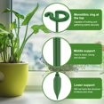 thumbnail image 4 of 30 Pcs Piquet de Support pour Plantes 10,6 Pouces Anneau de Support pour Plantes en Plastique Réutilisable Robuste Résistant aux Intempéries Cage pour Plantes Vertes Fournitures de Jardinage pour Fleurs à Tige Simple Pivoine Tomate, 4 of 9