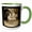 Green/White, variant on 3drose, Late 1800s Horse Drawn Fire Company Sepia, 11oz Mug