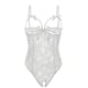 thumbnail image 1 of Gibobby Lencería para mujer sexy tangas Lencería sexy de encaje para mujer Pijama de gasa de una pieza de encaje Ropa interior Íntima(Blanco XL), 1 of 4