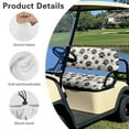 thumbnail image 5 of Garronmavis Black Dog Claws Golf Cart Seat Cover Set Universal for All Brand, Lightweight Front Seat Covers Breathable Air Polyester Fabric Washable for Summer Spring Fall Winter, 5 of 6