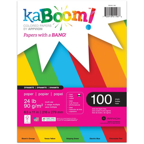 Roaring Spring Laser, Inkjet Colored Paper