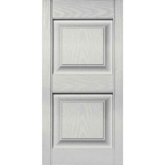 Raised Panel Vinyl Shutters