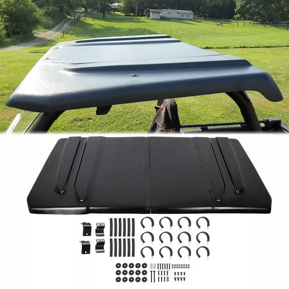 Black Polyethylene Hard Top Roof For John Deere JD Gator 625 825i UTV
