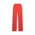 thumbnail image 4 of Dwellite Girls Flare Dress Pants for Kids School Uniform Bell Bottoms with Elastic Waist for Teens，2-13 Years Saffron 120, 4 of 6