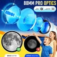 thumbnail image 5 of Telescope for Adults & Kids, 80mm Aperture 500mm Portable Refractor Telescope for Astronomy Beginners, with Tripod, Stickers, Smartphone Adapter, Backpack, 5 of 8