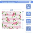 thumbnail image 4 of SKYSONIC 6 PCS Watercolor Fruit Washcloths, 12"x12" Cotton Wash Cloths, Highly Absorbent and Soft Face Towels for Bathroom,Gym,Hotel and Spa, 4 of 7