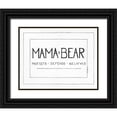 thumbnail image 1 of Shamp, Cindy 18x15 Black Ornate Wood Framed with Double Matting Museum Art Print Titled - Mama Bear, 1 of 4