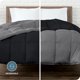 thumbnail image 5 of Bare Home Edredón Queen de gran tamaño – Colores reversibles – Alternativa de plumón de ganso – Ultra suave – Serie 1800 premium – Calidez para todas las estaciones – Edredón de cama (Queen de gran ta, 5 of 5