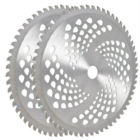 

munirater 2 Pack -10 x 60T Carbide Tip Brush Blades For Cutter Trimmer Weed Eater Replace