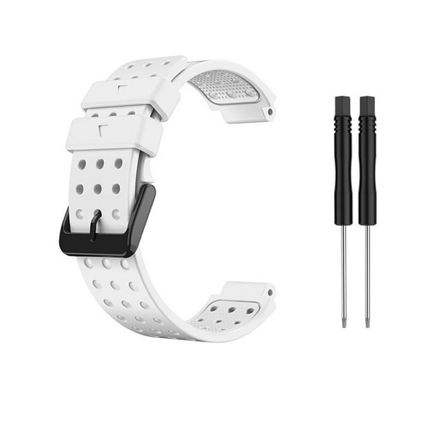 Bracelets compatibles avec Garmin Forerunner 235, bracelet de rechange  réglable en silicone pour montre intelligente Garmin Forerunner