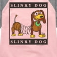 thumbnail image 3 of Disney - Type Block Slinky - Toddler & Youth Girls Raglan Graphic T-Shirt, 3 of 4