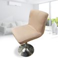 thumbnail image 2 of 2xUniversal Club Bar Taburete de comedor Silla con respaldo bajo Funda deslizante Asiento Champán Soledad Funda de la silla del comedor, 2 of 3