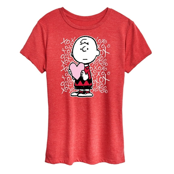 Peanuts - Charlie Brown Xoxo - Women's Short Sleeve Graphic T-Shirt