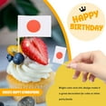 thumbnail image 6 of 200pcs Cupcake Toppers Flags Pattern Cupcake Picks Creative Cake Decorations, 6 of 6