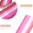thumbnail image 3 of 1 Pair Durable Rainbow Flags Household Hanging Couplets Party Layout Props, 3 of 8