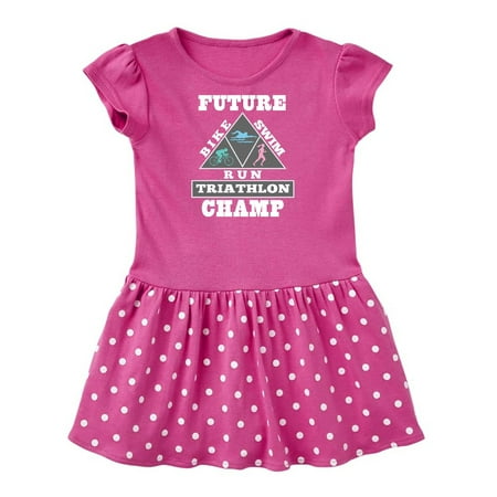 

Inktastic Future Triathlon Champ Run Swim Gift Baby Girl Dress