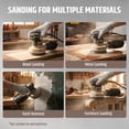 thumbnail image 5 of 5-Inch Random Orbital Sander, 2.6Amp Variable Speed Electric Sanders for Wood & Metal with Low Vibration, 5 of 6