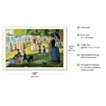 thumbnail image 2 of A Sunday Afternoon On La Grande Jatte by Georges Seurat c.1884 - Master Art Print (Unframed) 12in x 18in, 2 of 4