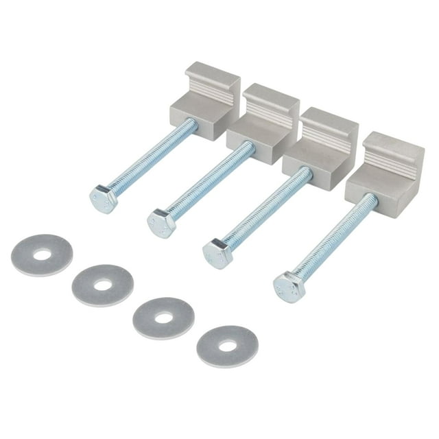 de montaje de caja de herramientas de camión Universal/sujetadores de caja de herramientas de camión cruzado con en J/accesorios duraderos 4 piezas de plata shamjiam Montaje de camiones