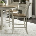 thumbnail image 2 of Farmhouse Reimagined White Ladder Back Counter Chair (RTA), 2 of 3